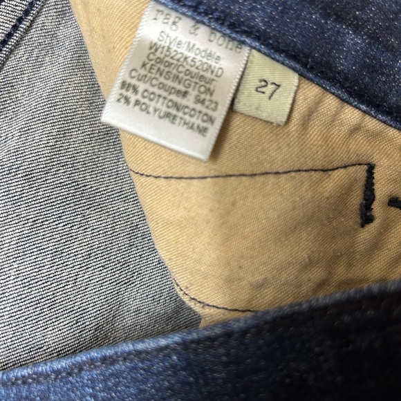 Rag & bone dark denim wash jeans skinny size 27 - Picture 5 of 6